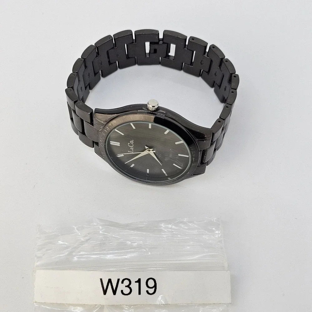 Women's Watch 40MM Black Dial Black Bracelet Band‎ 7